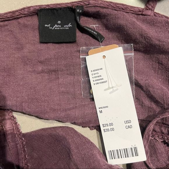 NWT Urban Outfitters Strappy Bandeau Top - Picture 3 of 6